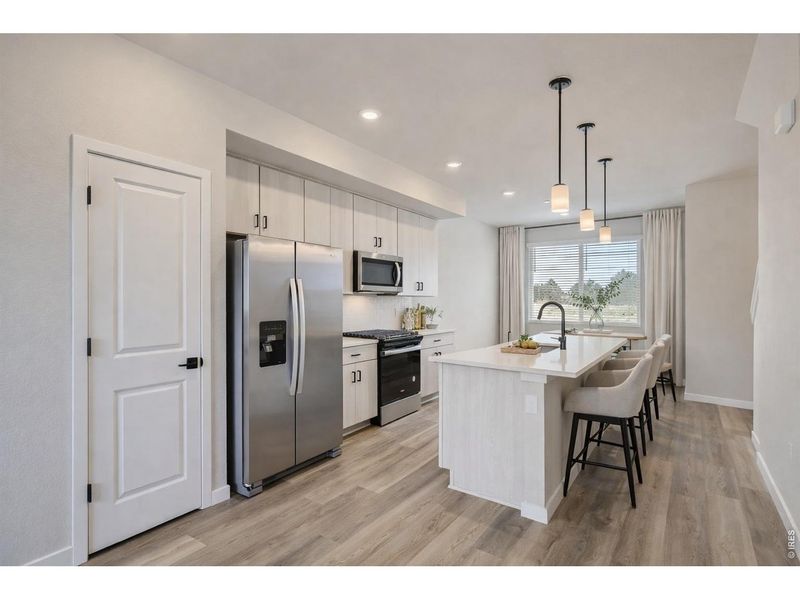 Furnished interior view inside a new home in , Fort Collins (Image 9).
