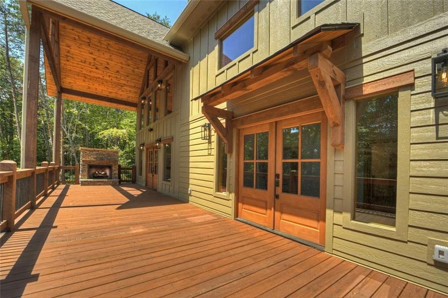 Exterior details and patio area of a home in , Ellijay (Image 30). Exterior details and patio area of a home in , Ellijay (Image 30).