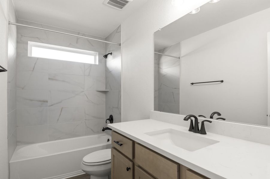 Furnished interior view inside a new home in Easton Park, Austin (Image 15).