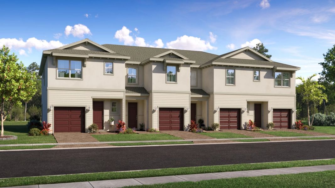Home exterior render streetview Home exterior render streetview