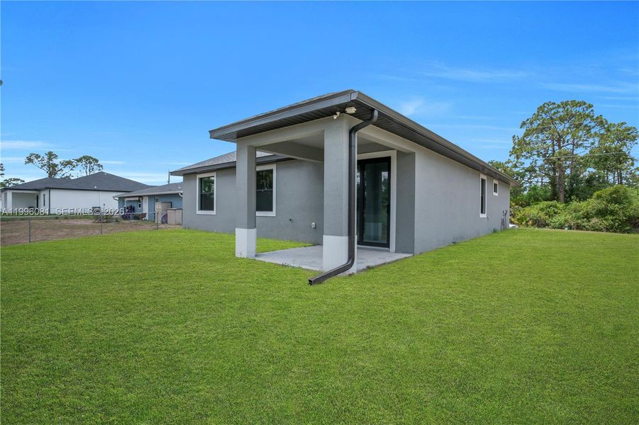 Exterior details and patio area of a home in , Labelle (Image 4). Exterior details and patio area of a home in , Labelle (Image 4).