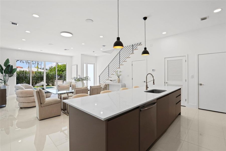 Furnished interior view inside a new home in , Fort Lauderdale (Image 11). Furnished interior view inside a new home in , Fort Lauderdale (Image 11).