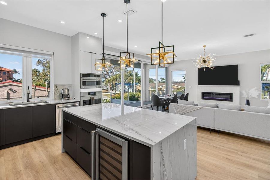 Furnished interior view inside a new home in , St. Petersburg (Image 45).