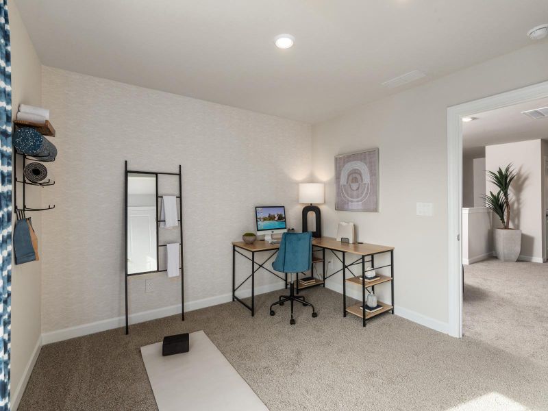 Furnished interior view inside a new home in Meadows at Wilson Farms - The Summit Series, Fort Mill (Image 21).