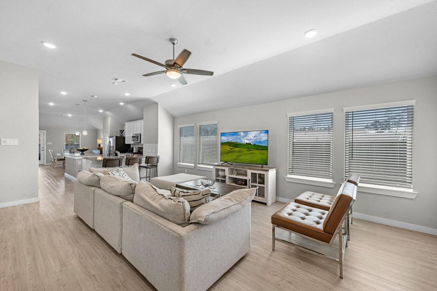 Furnished interior view inside a new home in Moran Ranch, Willis (Image 12).