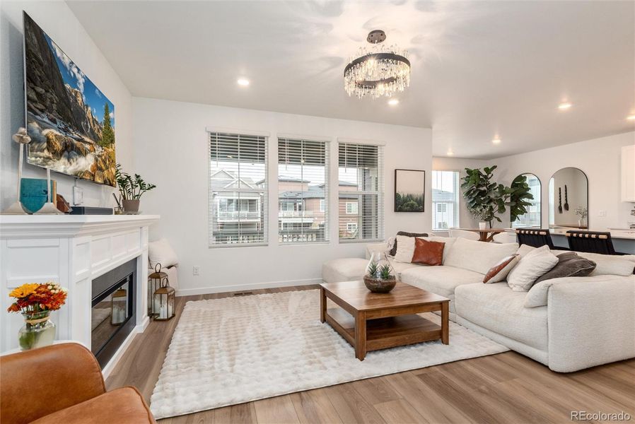 Furnished interior view inside a new home in , Parker (Image 35).