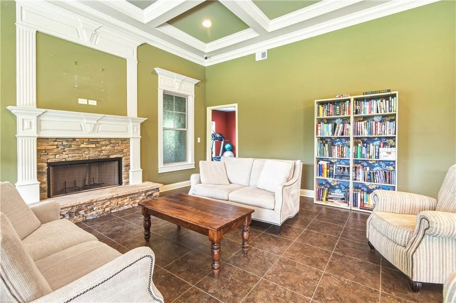 Furnished interior view inside a new home in , Blairsville (Image 63).
