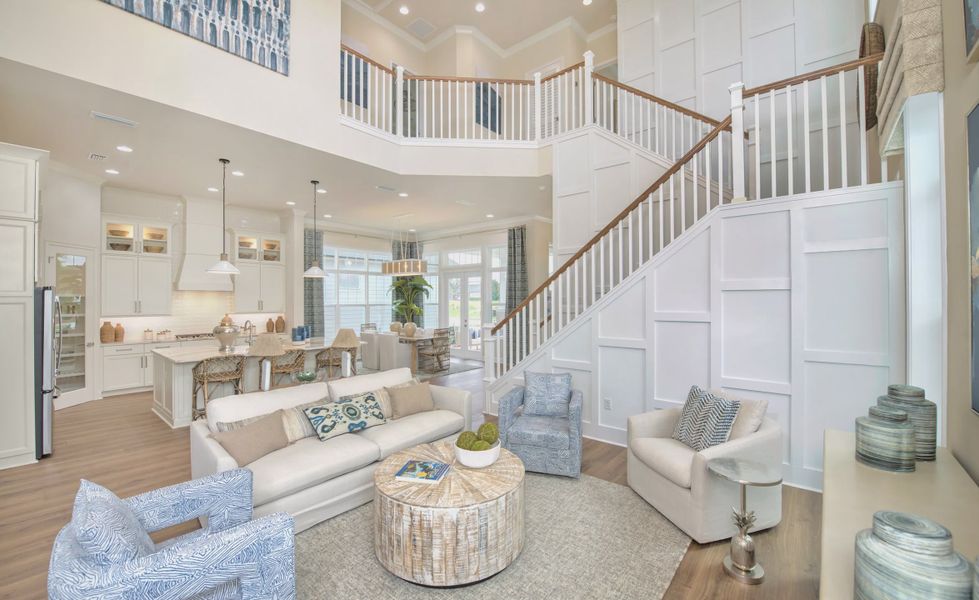 Furnished interior view inside a new home in Oakmont, Gainesville (Image 12). Furnished interior view inside a new home in Oakmont, Gainesville (Image 12).