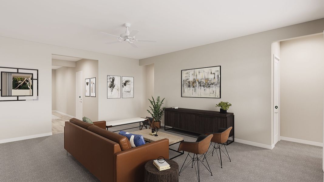 Representative furnished interior of a home built from the Calderwood Plan 4504 by Tri Pointe Homes in Soleo, San Tan Valley (Image 8).
