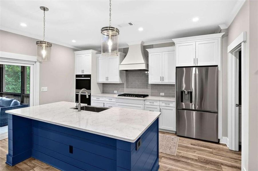 Furnished interior view inside a new home in , Hoschton (Image 6).