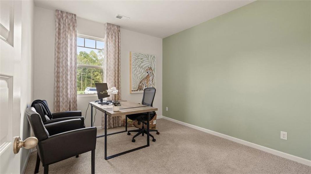 Furnished interior view inside a new home in Jackson Landing, Jefferson (Image 43).