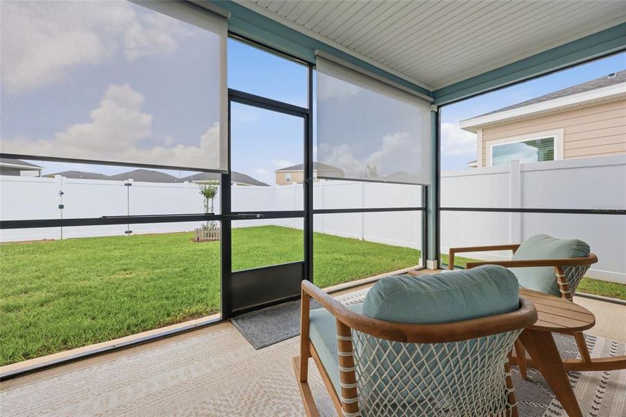 Exterior details and patio area of a home in Trailhead Landing, Alachua (Image 26).