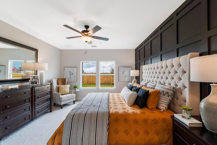 Representative furnished interior of a home built from the Rio Grande by CastleRock Communities in Lone Oak, San Antonio (Image 25).