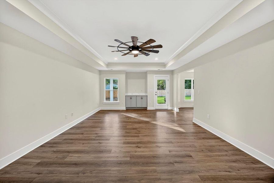 Spacious, unfurnished interior of a new home in , Awendaw (Image 57).