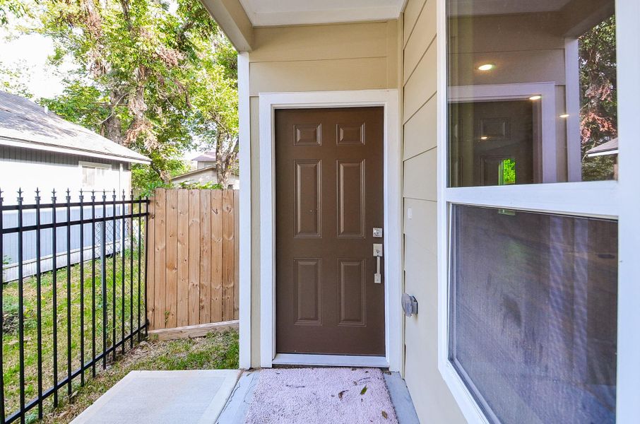Exterior details and patio area of a home in , Houston (Image 24). Exterior details and patio area of a home in , Houston (Image 24).