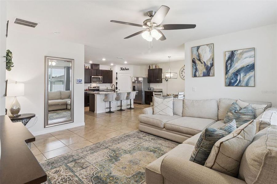 Furnished interior view inside a new home in Wind Meadows South, Bartow (Image 19).