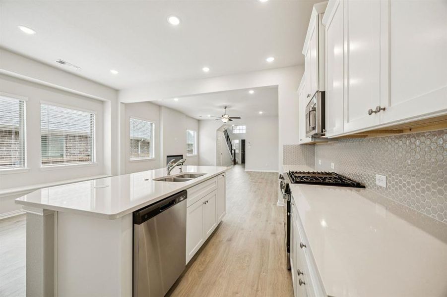 Furnished interior view inside a new home in Bel Air Village, Sherman (Image 7).