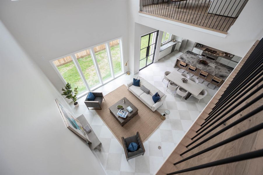 Furnished interior view inside a new home in , Houston (Image 14).