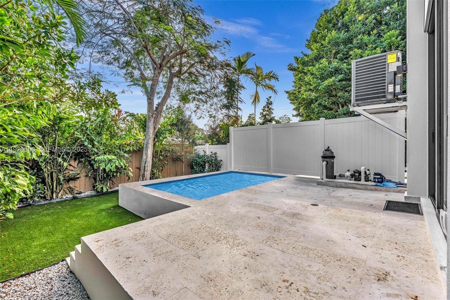 Exterior details and patio area of a home in , Miami (Image 28). Exterior details and patio area of a home in , Miami (Image 28).