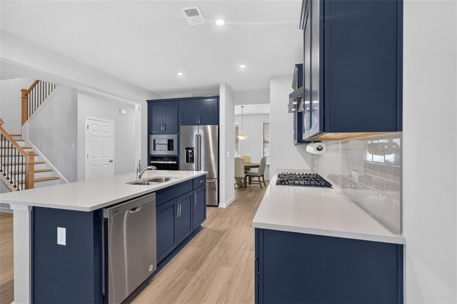 Furnished interior view inside a new home in , Hoschton (Image 15). Furnished interior view inside a new home in , Hoschton (Image 15).