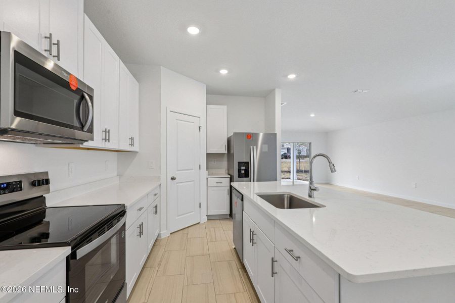 Furnished interior view inside a new home in , Jacksonville (Image 9).