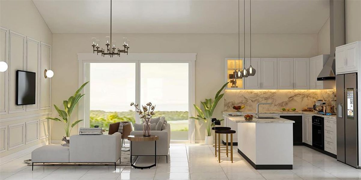 Furnished interior view inside a new home in , Port Charlotte (Image 3).