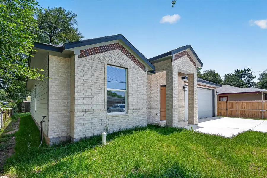 Exterior details and patio area of a home in , Crosby (Image 4).
