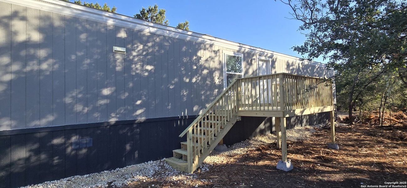 Exterior details and patio area of a home in , Bandera (Image 1). Exterior details and patio area of a home in , Bandera (Image 1).