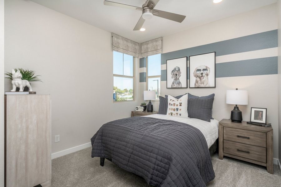 Representative furnished interior of a home built from the Monument by Risewell Homes in Citrus Park, Goodyear (Image 20).