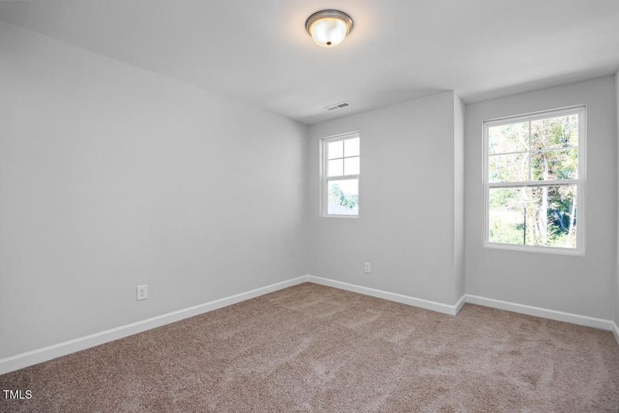Spacious, unfurnished interior of a new home in Gregory Village Townhomes, Lillington (Image 18). Spacious, unfurnished interior of a new home in Gregory Village Townhomes, Lillington (Image 18).