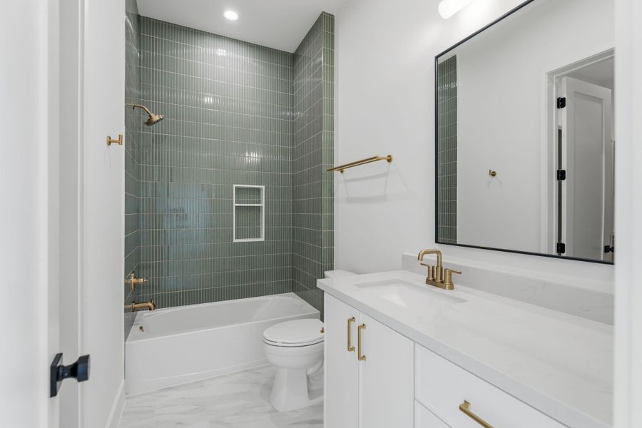 Furnished interior view inside a new home in , Houston (Image 30).