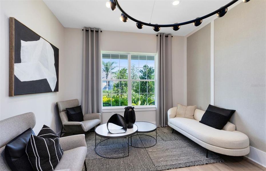 Furnished interior view inside a new home in Parkside Trails, Clermont (Image 15). Furnished interior view inside a new home in Parkside Trails, Clermont (Image 15).