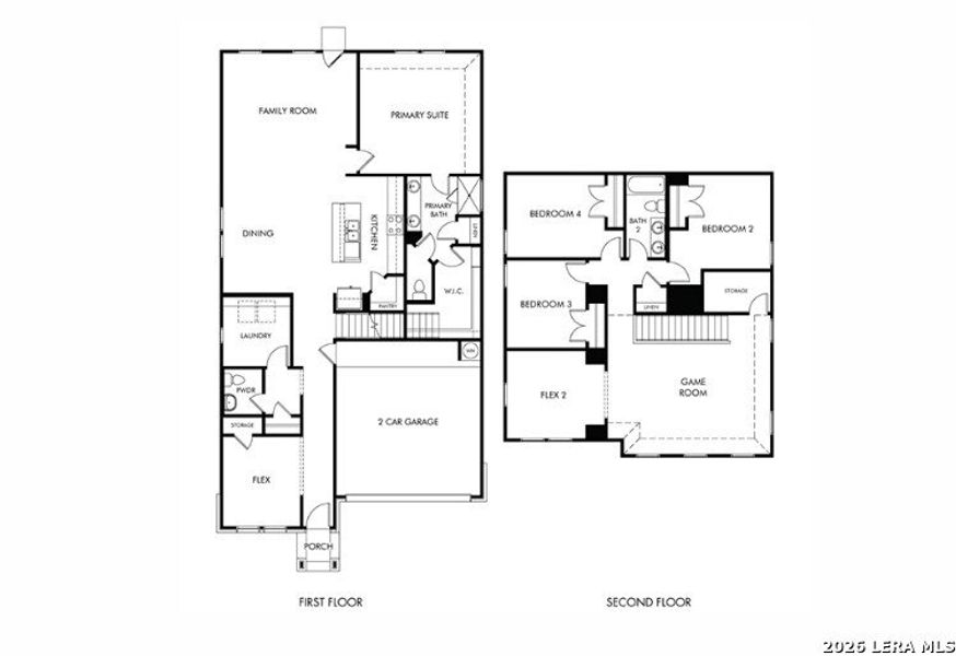 2D floor plan layout of this home in Estancia Ranch - Premier Series, San Antonio, TX (Image 3). 2D floor plan layout of this home in Estancia Ranch - Premier Series, San Antonio, TX (Image 3).