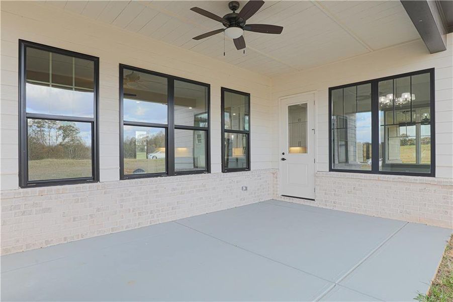 Exterior details and patio area of a home in , Maysville (Image 27).