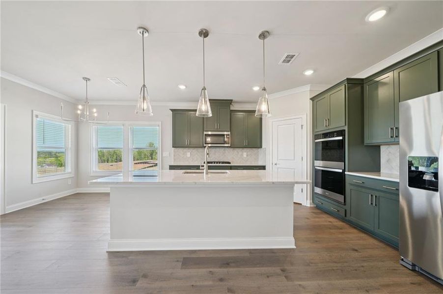 Furnished interior view inside a new home in River Pointe, Monroe (Image 11).