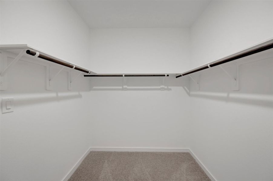 Primary walk-in closet