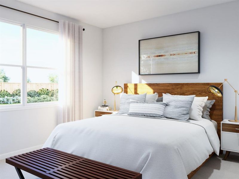 Furnished interior view inside a new home in Christian Meadows, Ennis (Image 5). Furnished interior view inside a new home in Christian Meadows, Ennis (Image 5).