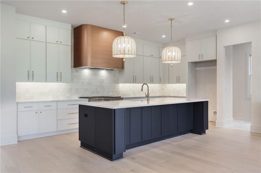 Furnished interior view inside a new home in , Atlanta (Image 13).