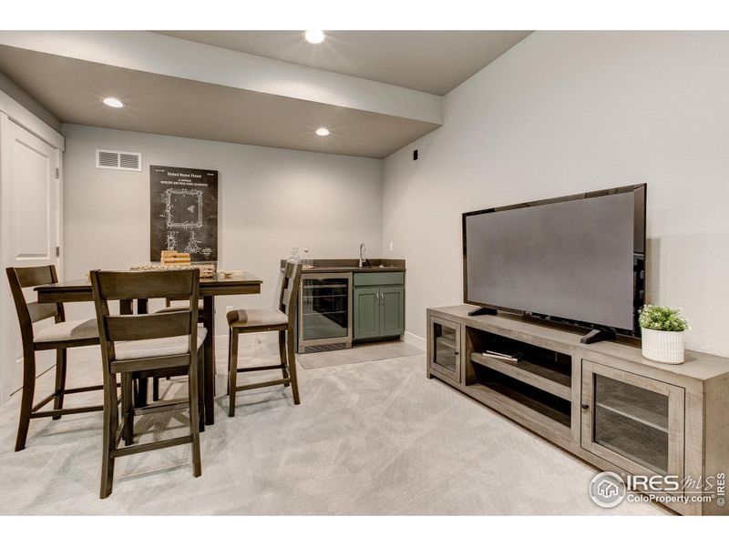 Family room- optional finish in basement