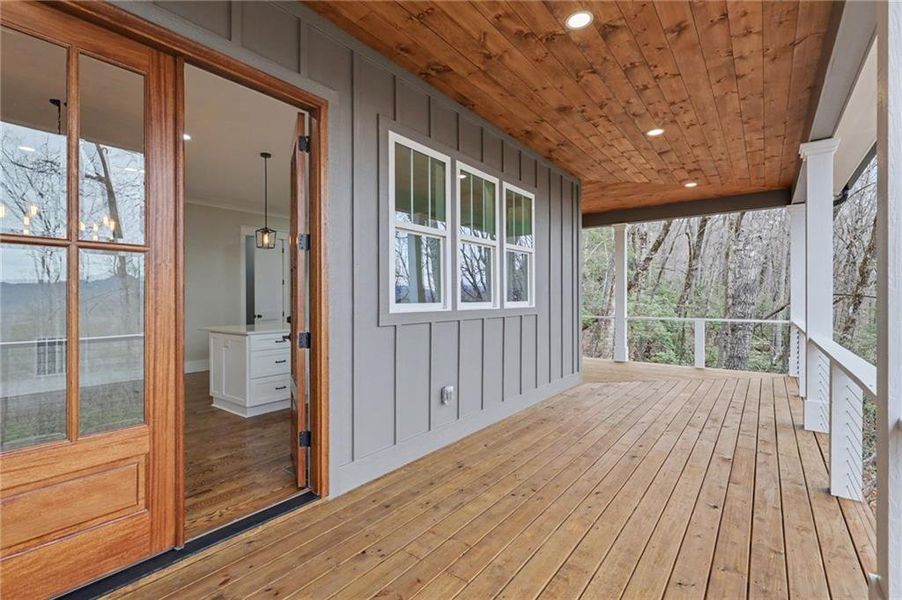 Exterior details and patio area of a home in , Clayton (Image 27).