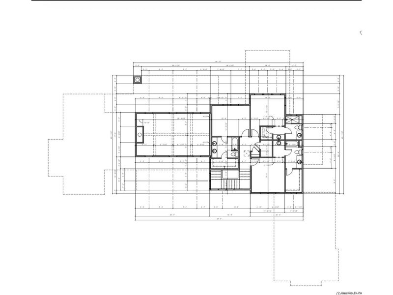 architectural floor plan (upper level) architectural floor plan (upper level)
