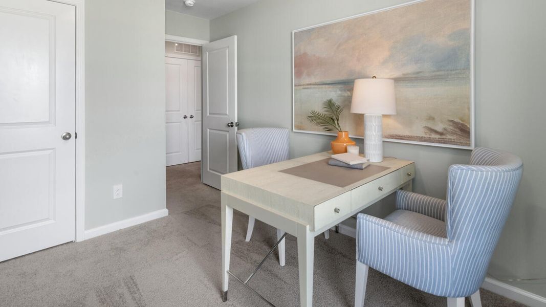 Furnished interior view inside a new home in The Willows at Blake Farm, Wilmington (Image 25).