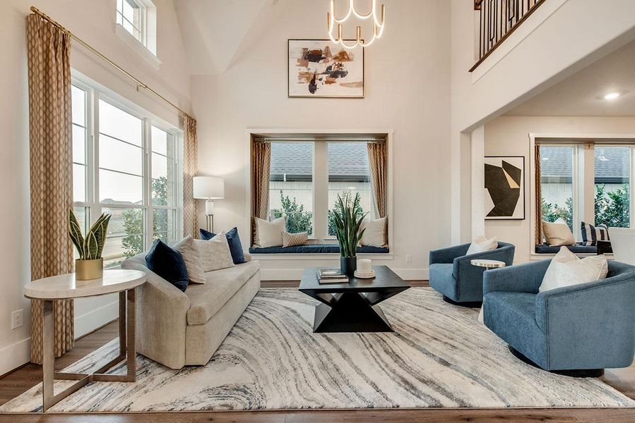Representative furnished interior of a home built from the Grand Monterra II by Grand Homes in Grand Oaks, Celina (Image 13).