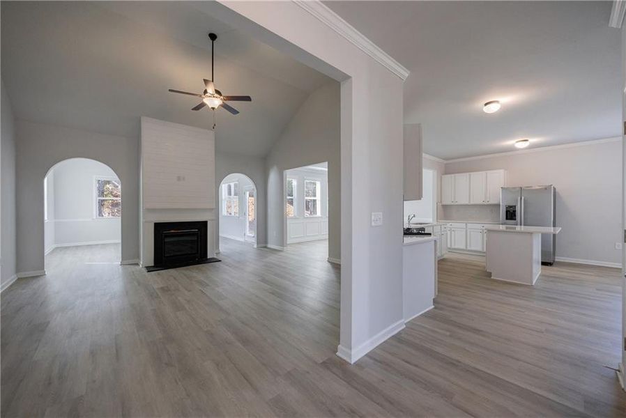 Spacious, unfurnished interior of a new home in , Social Circle (Image 46).