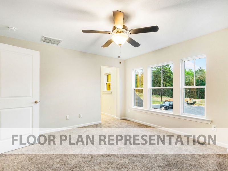 Owner’s Suite | 1486 Plan Primary Bedroom Owner’s Suite | 1486 Plan Primary Bedroom