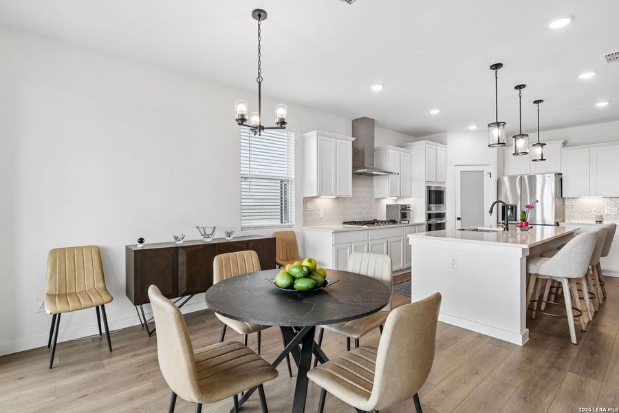 Furnished interior view inside a new home in Hickory Ridge, Elmendorf (Image 8).