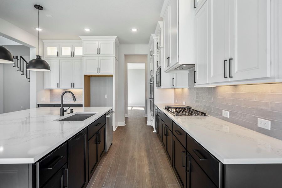 Furnished interior view inside a new home in Artavia 70′ Lots, Conroe (Image 7).