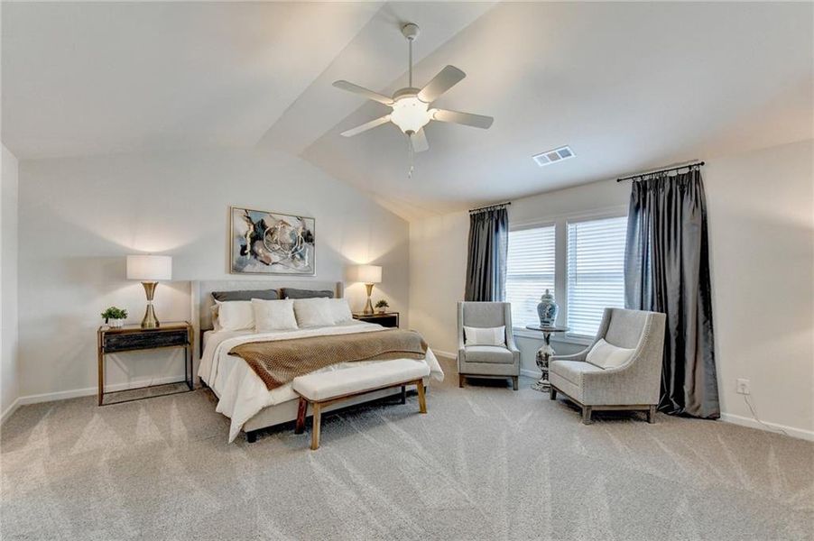 Furnished interior view inside a new home in , Auburn (Image 54).