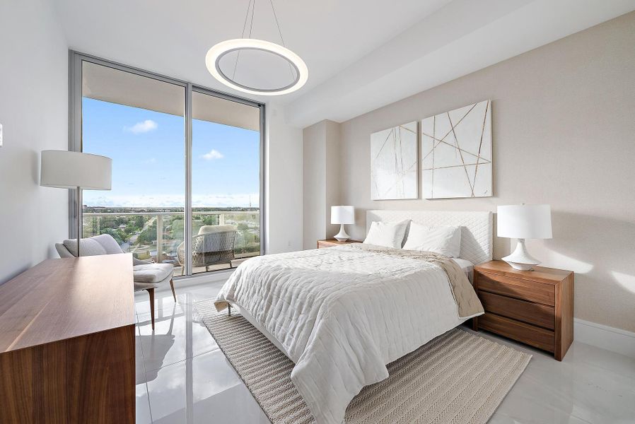 Guest suite with private balcony