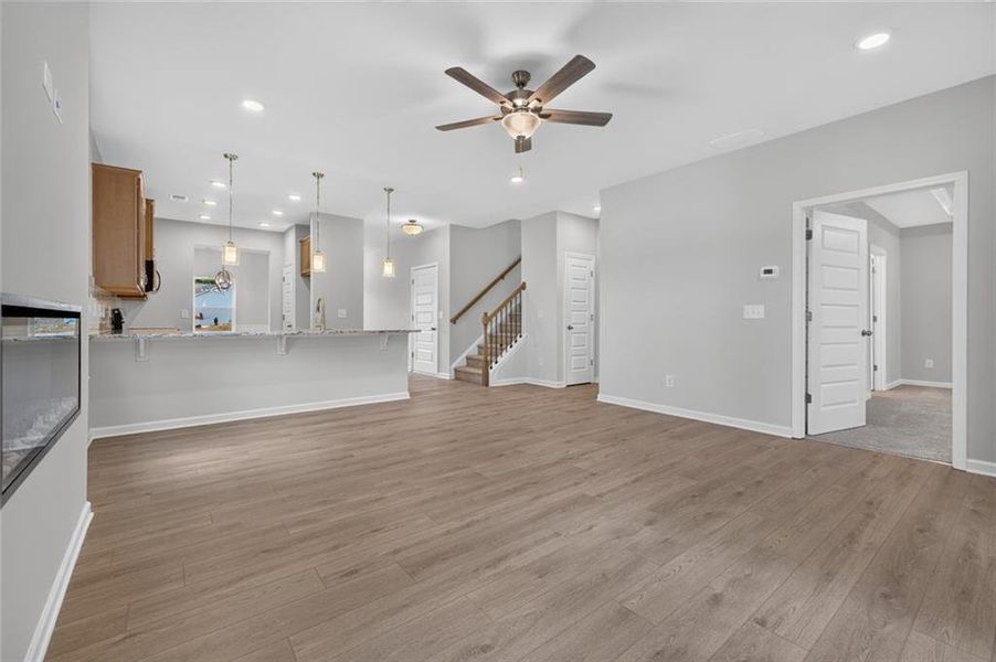 Spacious, unfurnished interior of a new home in Glen at Cave Springs, Douglasville (Image 18).
